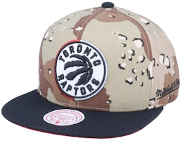 Toronto Raptors Choco Camo/Black Snapback - Mitchell & Ness