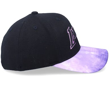 Hair & Hats  Mitchell & Ness - LA Lakers Tye Dye Cap in Purple - Mitchell  & Ness Womens * Harlowmensforum