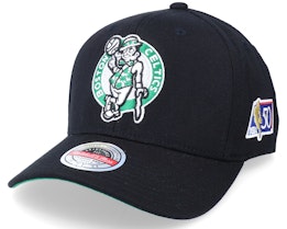Boston Celtics 50th Anniversary Patch Black Adjustable - Mitchell & Ness