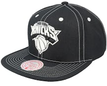 New York Knicks Glow Up Black Snapback - Mitchell & Ness