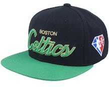 Boston Celtics 75th Gold Nba Black Snapback - Mitchell & Ness