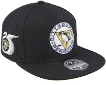 Pittsburgh Penguins Vintage Black Fitted - Mitchell & Ness