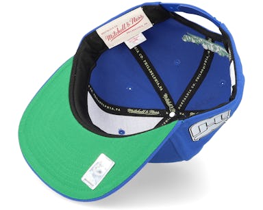Hartford Whalers Mitchell & Ness Alternate Flip Snapback Hat - Blue
