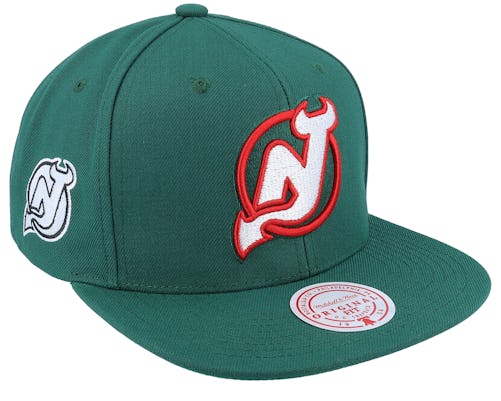 New Jersey Devils Alternate Flip Green Snapback - Mitchell & Ness cap