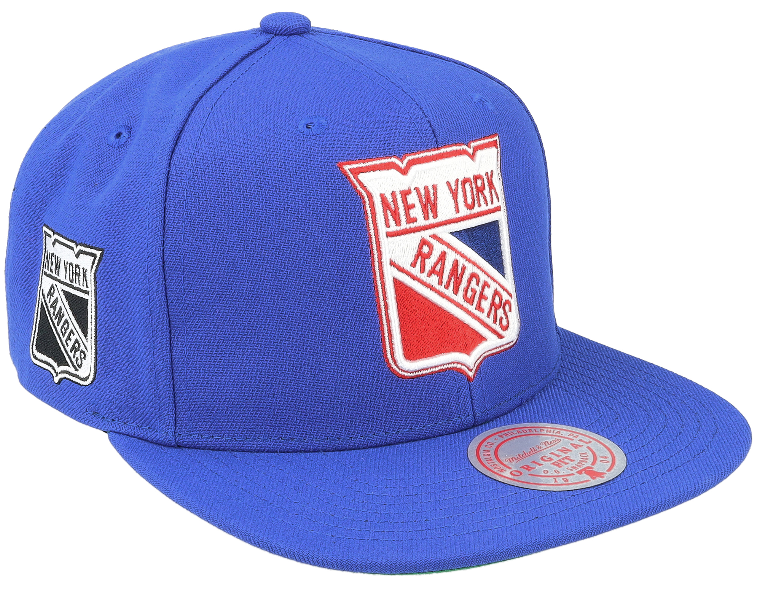 Mitchell & Ness Men's Mitchell & Ness Blue New York Rangers Alternate Flip  Snapback Hat