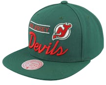 Mitchell & Ness New Jersey Devils Lock Up Vintage Snapback Hat