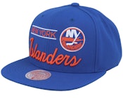 New York Islanders Retro Lock Up Blue Snapback