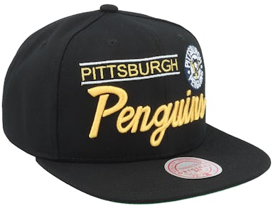 Mitchell & Ness Black Pittsburgh Penguins Retro Lock Up Snapback Hat