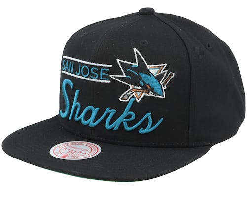 San Jose Sharks Men’s NHL Retro Lock Up Mitchell & Ness Snapback Hat