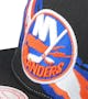 New York Islanders Vintage Paintbrush Black Snapback - Mitchell & Ness