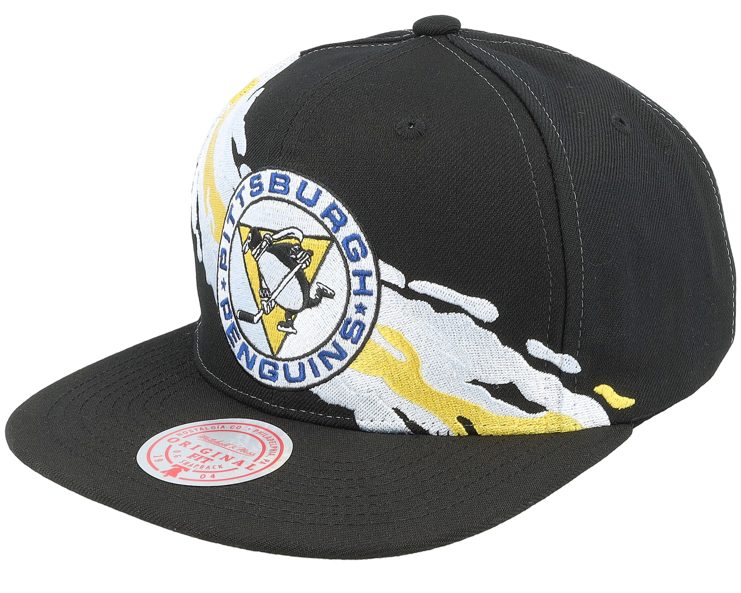 Mitchell & Ness - NHL Black fitted Cap - Pittsburgh Penguins Vintage Black Fitted @ Hatstore