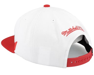 Men's New Jersey Devils Mitchell & Ness Red 10th Anniversary Vintage Fitted  Hat