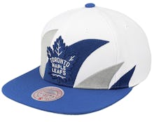 Toronto Maple Leafs Vintage Sharktooth White/Blue Snapback - Mitchell & Ness