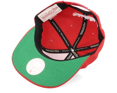 Detroit Red Wings Vintage Hat Trick Red Snapback - Mitchell & Ness