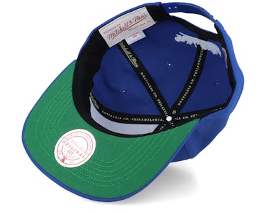 Hartford Whalers Mitchell & Ness Vintage Hat Trick Snapback Hat - Blue