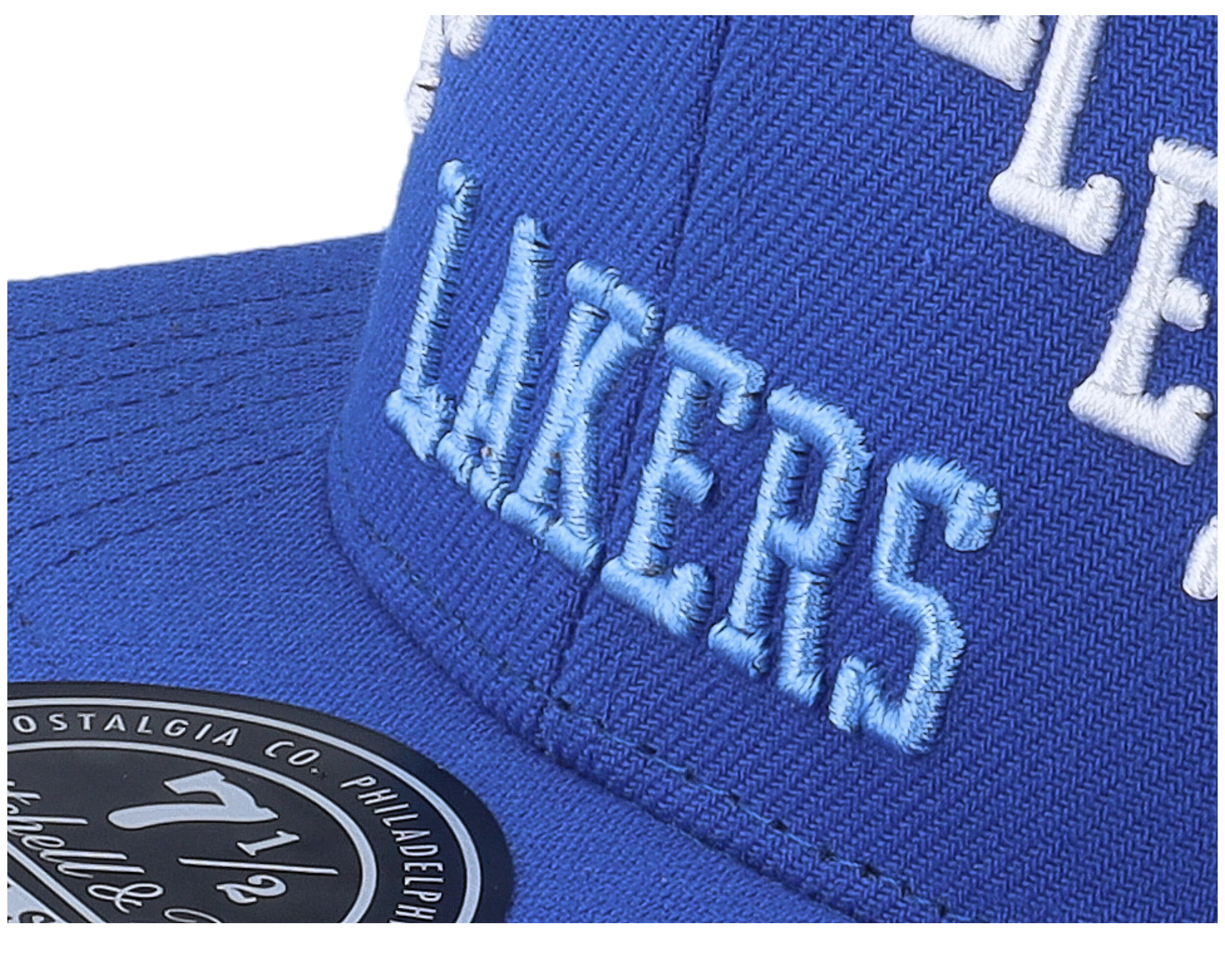 Los Angeles Lakers Logo History Fitted Hwc Blue Fitted Hatstore
