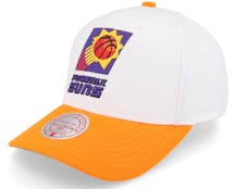 Phoenix Suns Team 2 Tone 2.0 Pro White/Orange Adjustable - Mitchell & Ness