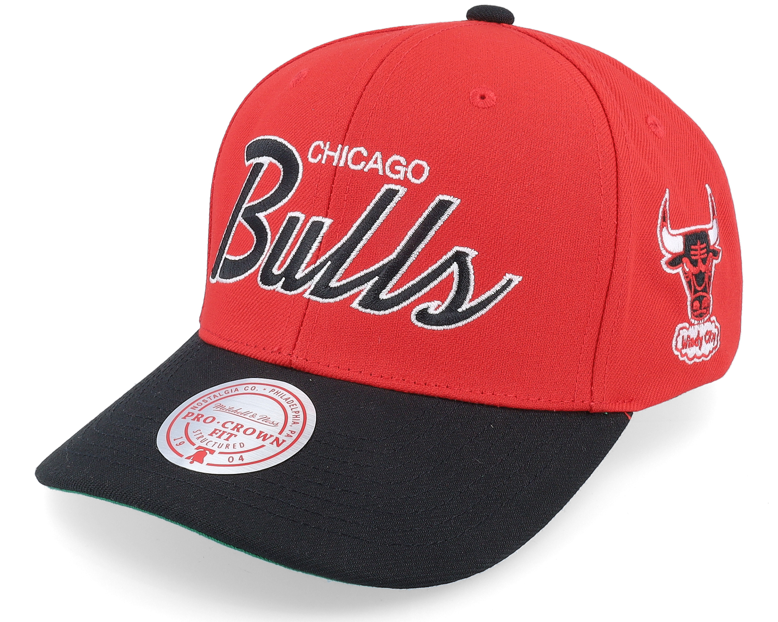 Mitchell & Ness NBA Team 2 Tone 2.0 Dad Strapback Cap HWC Chicago Bulls Men Caps Red in size:ONE Size