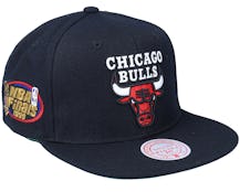Chicago Bulls Top Spot Black Snapback - Mitchell & Ness