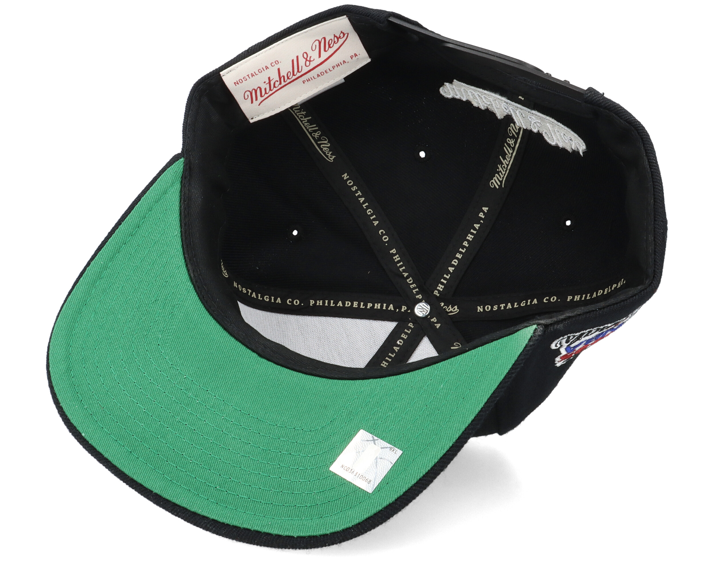Houston Rockets Top Spot Black Snapback - Mitchell & Ness