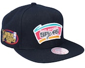 San Antonio Spurs Top Spot Black Snapback