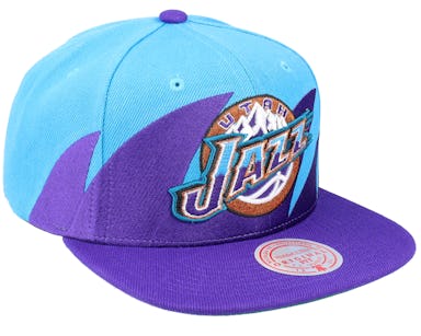 Utah Jazz NBA Sharktooth Snapback Hat