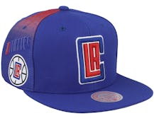 Los Angeles Clippers Tapestry Blue Snapback - Mitchell & Ness