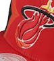 Miami Heat Retroline Red/Black Snapback - Mitchell & Ness