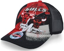Chicago Bulls Hyper Black Trucker - Mitchell & Ness