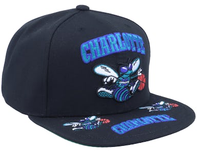 Charlotte Hornets Mitchell & Ness Front Loaded Hardwood Classics Snapback  Hat - Dynasty Sports & Framing