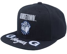 Georgetown Hoyas Front Loaded Black Snapback - Mitchell & Ness