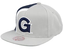 Georgetown Hoyas Retroline Grey Snapback - Mitchell & Ness