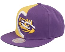 Louisiana State Tigers Retroline Purple/Yellow Snapback - Mitchell & Ness