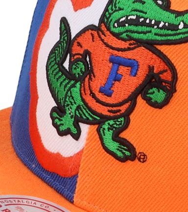 Florida Gators Retroline Orange Snapback - Mitchell & Ness