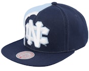 North Carolina Tar Heels Retroline Navy Snapback