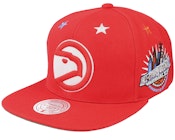 Atlanta Hawks 97 Top Star Red Snapback
