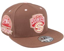 Seattle Supersonics Brown Sugar Bacon Fitted - Mitchell & Ness