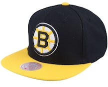 Boston Bruins Team 2 Tone 2.0 Black/Yellow Snapback - Mitchell & Ness