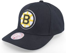 Boston Bruins Team Ground 2.0 Pro Black Adjustable - Mitchell & Ness