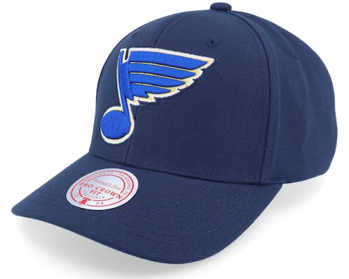St. Louis Blues Team Ground 2.0 Pro Blue Adjustable - Mitchell & Ness cap