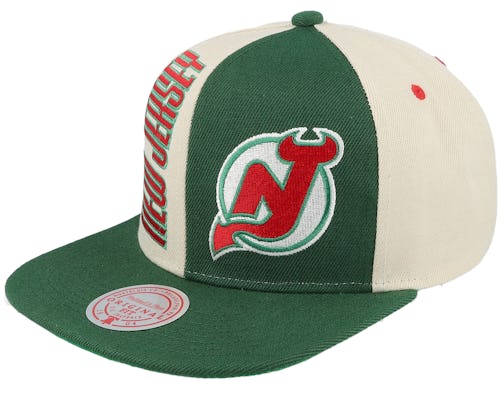 Shop Mitchell & Ness New Jersey Devils Pop Panel Snapback Hat