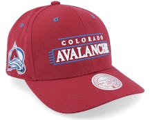 Colorado Avalanche Team Lofi Pro Maroon Adjustable - Mitchell & Ness