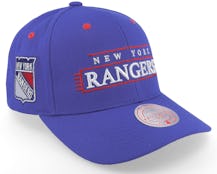 New York Rangers Team Lofi Pro Blue Adjustable - Mitchell & Ness