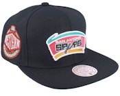 San Antonio Spurs Conference Patch Black Snapback