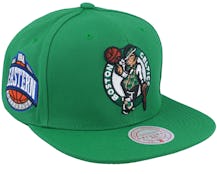 Boston Celtics Conference Patch Green Snapback - Mitchell & Ness