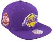 Los Angeles Lakers Conference Patch Purple Snapback