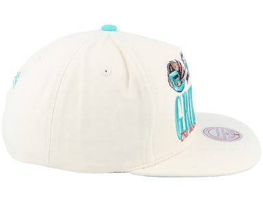 Vancouver Grizzlies Reframe Retro Off White Snapback - Mitchell