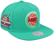 Houston Rockets Desert Green Teal Snapback