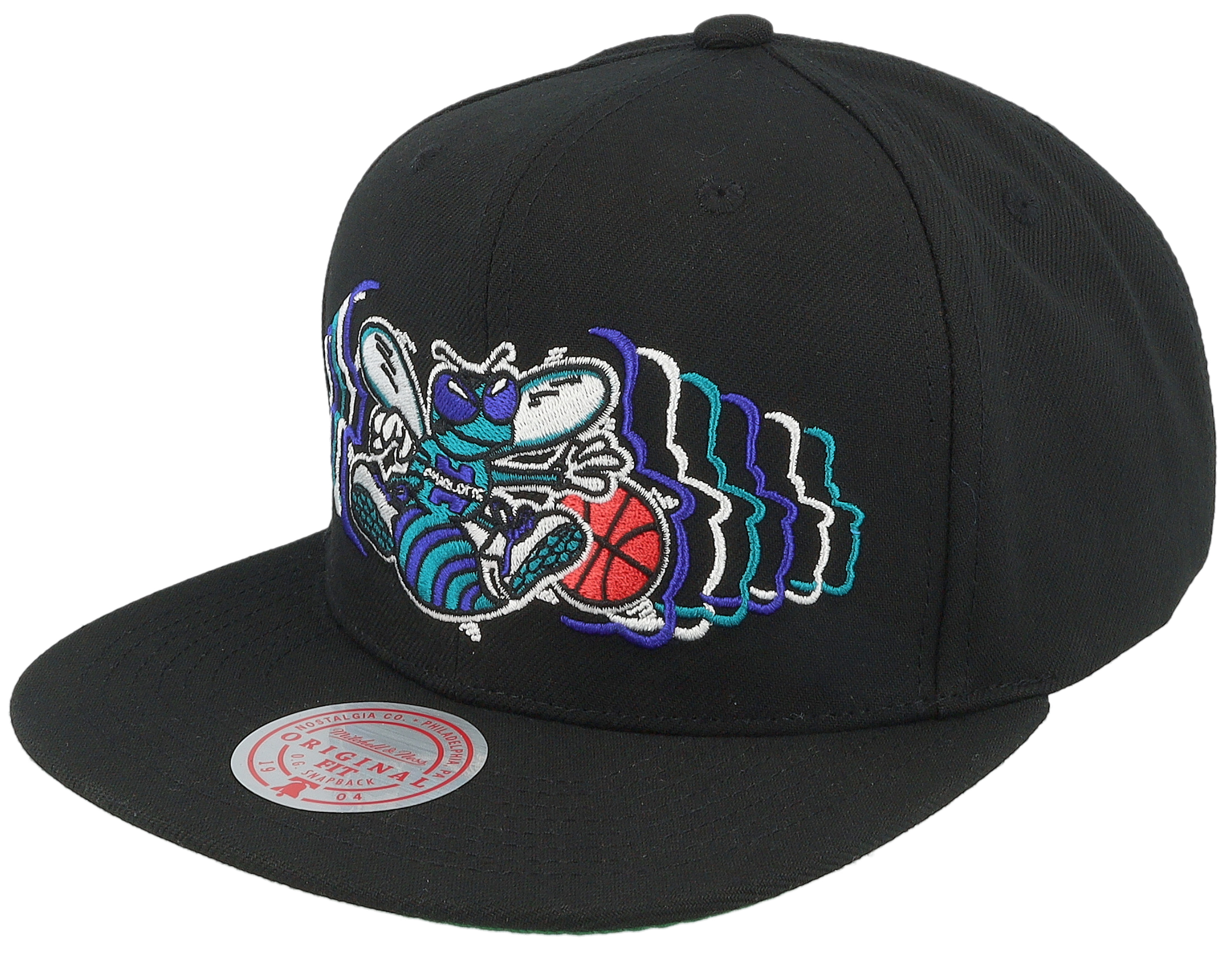 Charlotte hornets mitchell and sales ness snapback