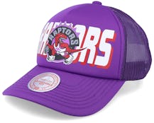 Toronto Raptors Billboard  Hwc Purple Trucker - Mitchell & Ness